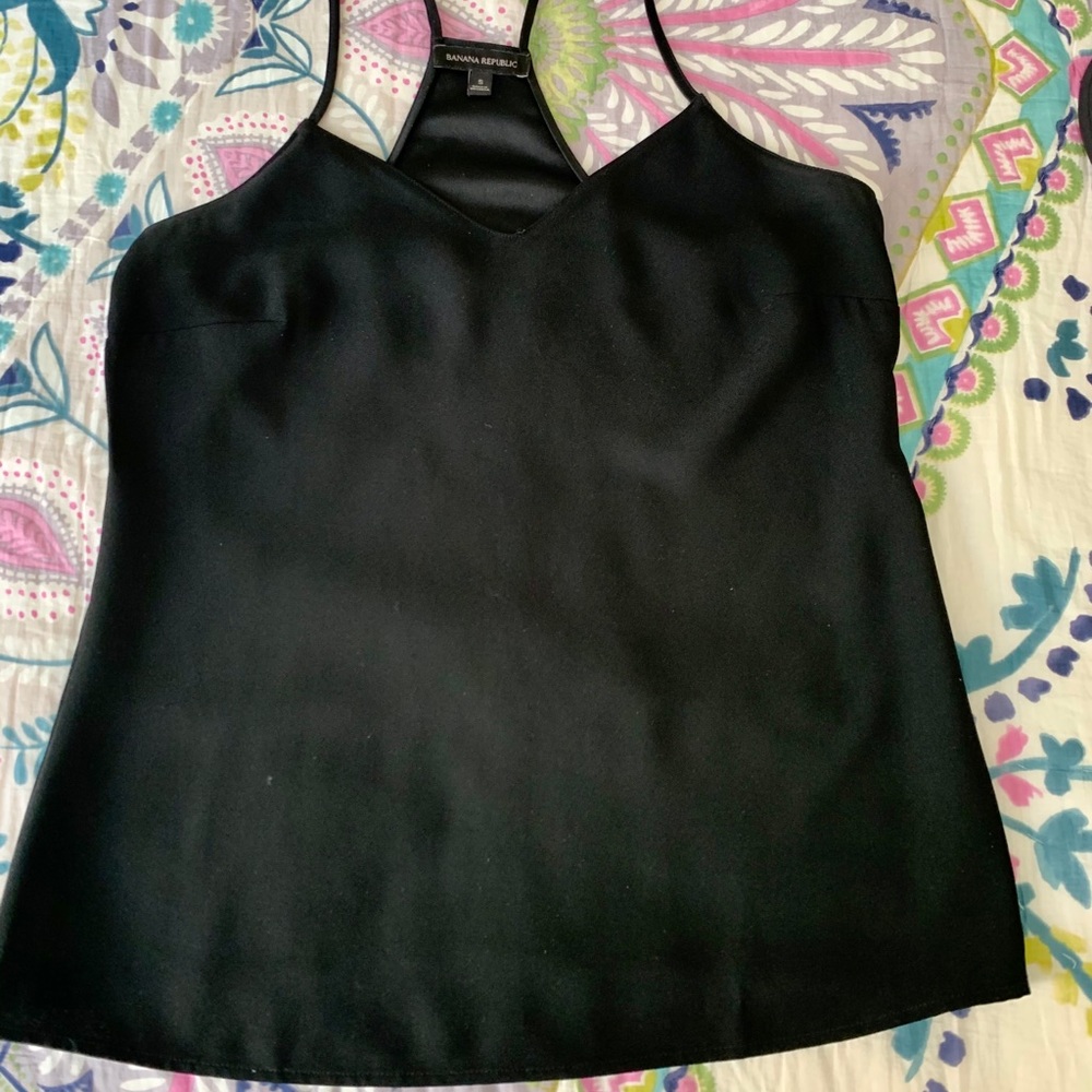 Banana Republic Black Crepe Camisole